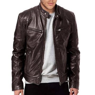 Ryder Men's Slim Fit Motorcycle Jacket